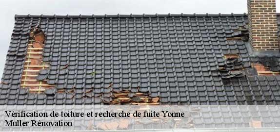 Vérification de toiture et recherche de fuite Yonne 