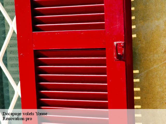 Décapage volets 89 Yonne  Service Rénovation