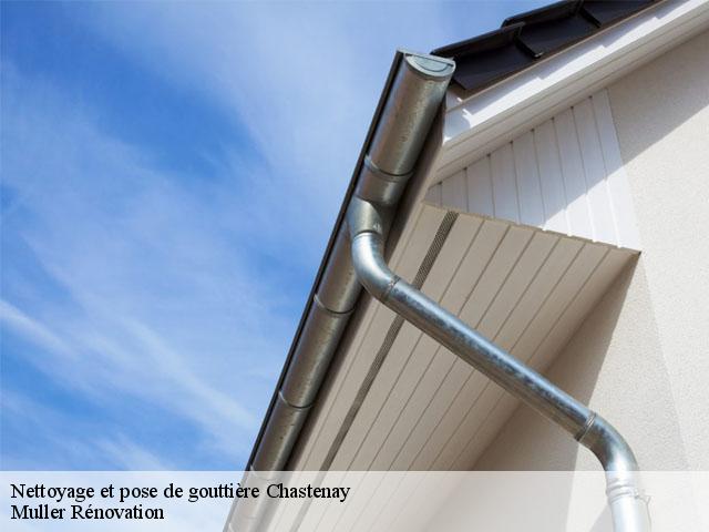 Nettoyage et pose de gouttière  chastenay-89560 Muller Rénovation 