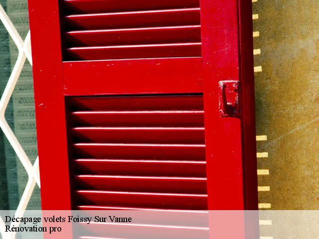 Décapage volets  foissy-sur-vanne-89190 Service Rénovation