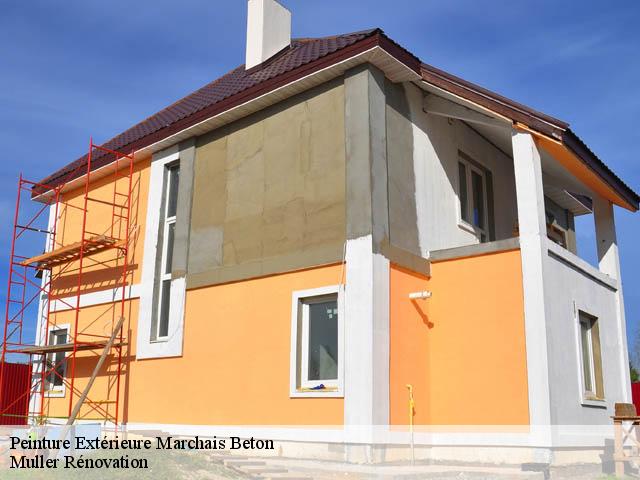 Peinture Extérieure  marchais-beton-89120 Muller Rénovation 