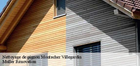 Nettoyage de pignon  montacher-villegardin-89150 Muller Rénovation 